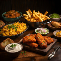 Showcasing Traditional and Beloved British Cuisine: From Fish and Chips to Chicken Tikka Masala