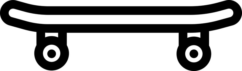 Skateboard Line Icon