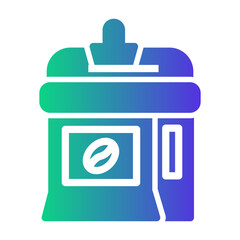 coffee bag Gradient icon