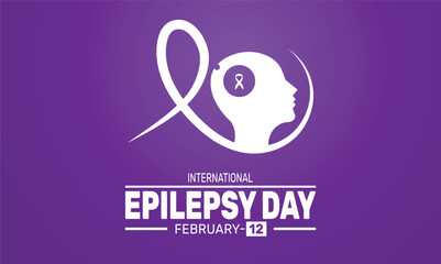 February is International Epilepsy Day background template. Perfect for banners, cards, posters, and  social media .
Vector design with text inscription and classic color for a professional look