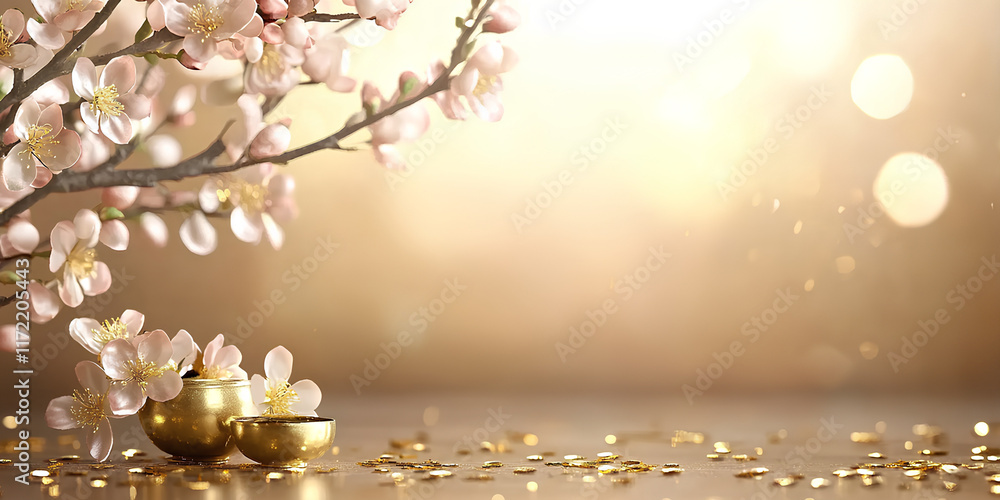 Fototapete a sleek pastel lavender podium with rounded edges, and minimal decor, create a soft serene atmospher