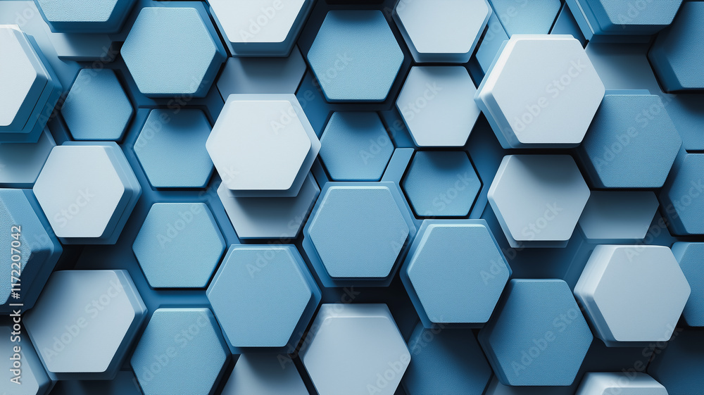 Poster abstract hexagon pattern: a mesmerizing abstract background showcasing a captivating pattern of over
