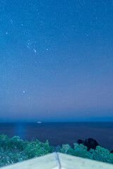 和歌山県　本州最南端からの星空の風景(2024年12月)