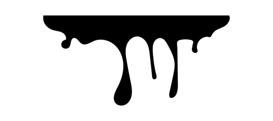 Pixel perfect icon set of ink drop drip oil melting paint liquid dripping stain splash splatter melted sweet dessert. Thin line icons flat isolated on transparent background. vector illustrations