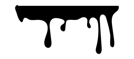 Pixel perfect icon set of ink drop drip oil melting paint liquid dripping stain splash splatter melted sweet dessert. Thin line icons flat isolated on transparent background. vector illustrations