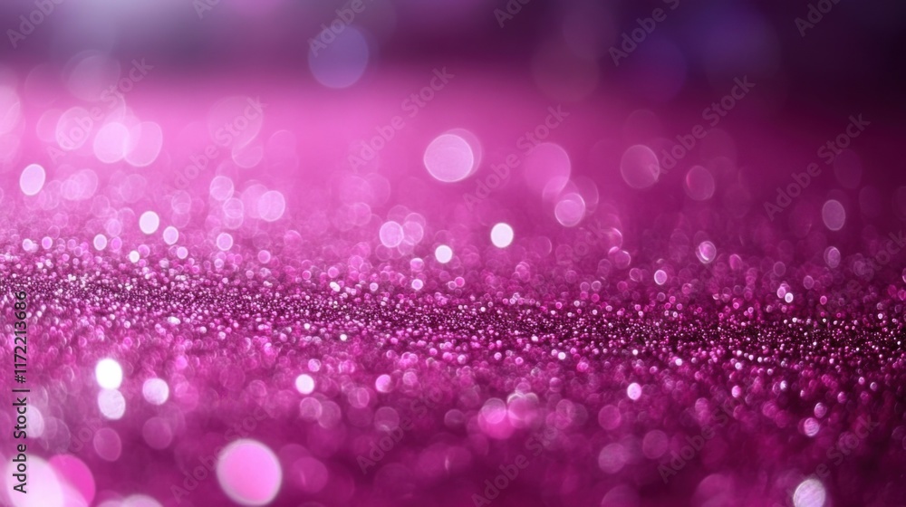Poster shimmering pink surface with glittering particles creating a dreamy and ethereal background for crea