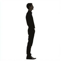 Fototapeta premium Businessman Silhouette Profile