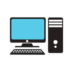 computer monitor and mouse