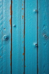 Fototapeta premium Wooden plank with blue undertones and subtle texture, natural wood, outdoor furniture, wood grain