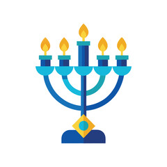 hanukkah clip art vector white background.eps