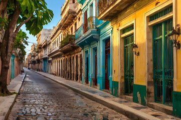 Fototapeta premium narrow street