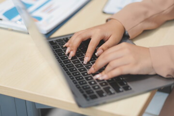 business documents businessman check legal document review Prepare documents or analysis reports, tax items, accounting documents, data contracts, office partner agreements.