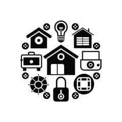 smart home icons.eps