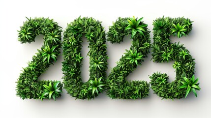 Year 2025 is coming Plants and Flowers	
