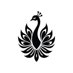 Fototapeta premium vector design on peacock logo.eps
