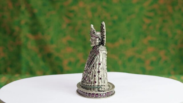 Shyam baba. Khatu Shyamji is synonymous with Lord Krishna and thus he is worshipped in the same form. In Hinduism 925 Silver Indian Deity Idol High Detail Finish for Pooja and Home Decor.
