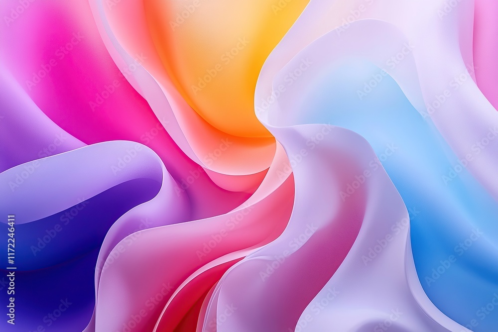 Aufkleber a close-up of an abstract background with swirling colors, creating a sense of movement and energy