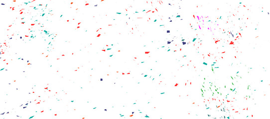 Colorful confetti falling randomly. Abstract dark background with explosion particles. can be used for greeting card, cover, poster, card, carnival, holiday, celebration. Vector illustration