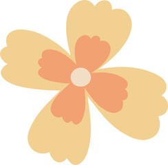 Cute flower doodle vector for decoration