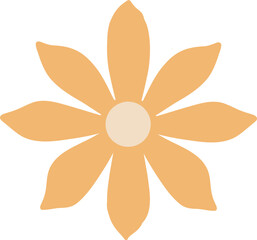 Cute flower doodle vector for decoration