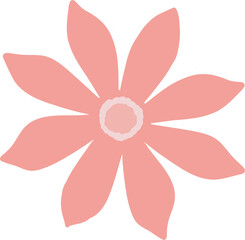 Cute flower doodle vector for decoration