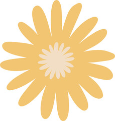 Cute flower doodle vector for decoration