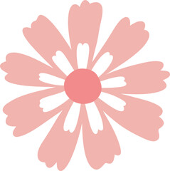 Cute flower doodle vector for decoration