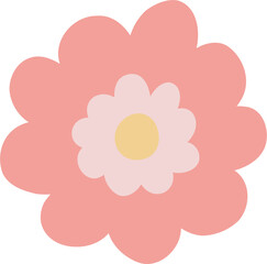 Cute flower doodle vector for decoration