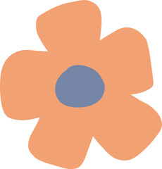 Cute flower doodle vector for decoration