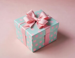 Obraz premium gift box with ribbon
