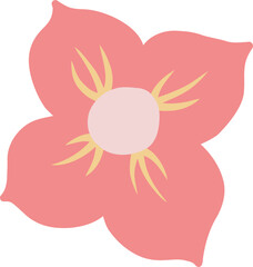 Cute flower doodle vector for decoration