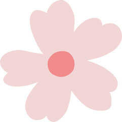 Cute flower doodle vector for decoration