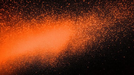 Design a backdrop featuring a orange grainy gradient with a dark noise texture. The composition should convey depth and intensity, suitable for striking banners or eye-catching header designs