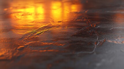 Smooth Surface with Warm Reflection of Light and Texture Detail