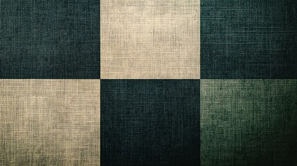 Fototapeta premium Close-up of linen fabric with detailed weave pattern, suitable for natural product backgrounds or textile-themed designs, book illustration style