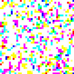 Colorful pattern background qr code design