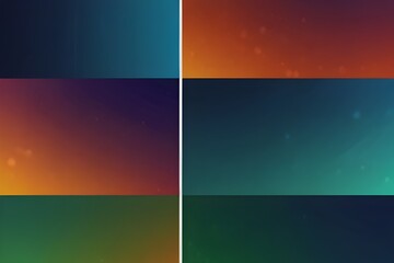 Set of 3 Smooth Arcs Background Loops. Minimal abstract gradient animations in blue, orange and green color schemes. Generative AISet of 3 Smooth Arcs Background Loops. Minimal abstract gradient anima