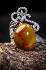 Jade and agate crafts beautifully carved using traditional techniques