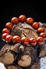 Jade and agate crafts beautifully carved using traditional techniques