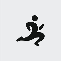Minimal running logo