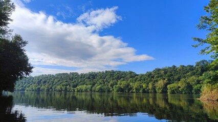 Sunny summer on the river