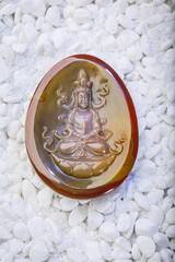 Jade and agate crafts beautifully carved using traditional techniques