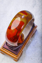 Jade and agate crafts beautifully carved using traditional techniques