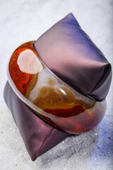 Jade and agate crafts beautifully carved using traditional techniques