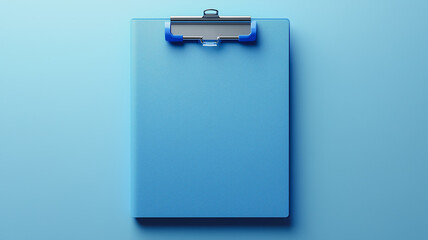Blue Clipboard Mockup 