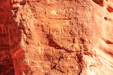 A rock with a drawing on it
