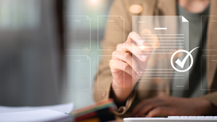 operator makes mark on the survey topic ,..Auditing and evaluating the quality and efficiency of...