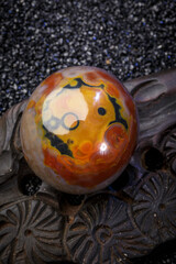 Jade and agate crafts beautifully carved using traditional techniques