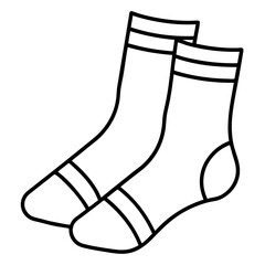 socks isolated on white