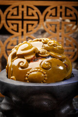 Jade and agate crafts beautifully carved using traditional techniques